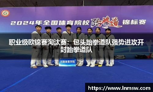 职业级欧锦赛淘汰赛：包头跆拳道队强势进攻开封跆拳道队